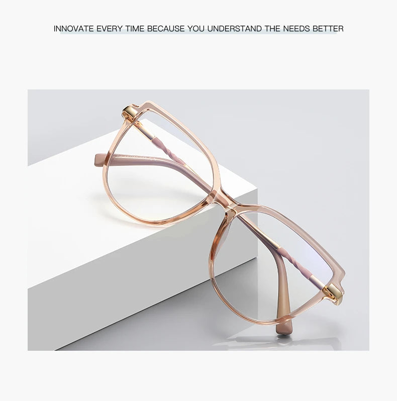 Trendy Anti-Blue Light Prescription Glasses for Women