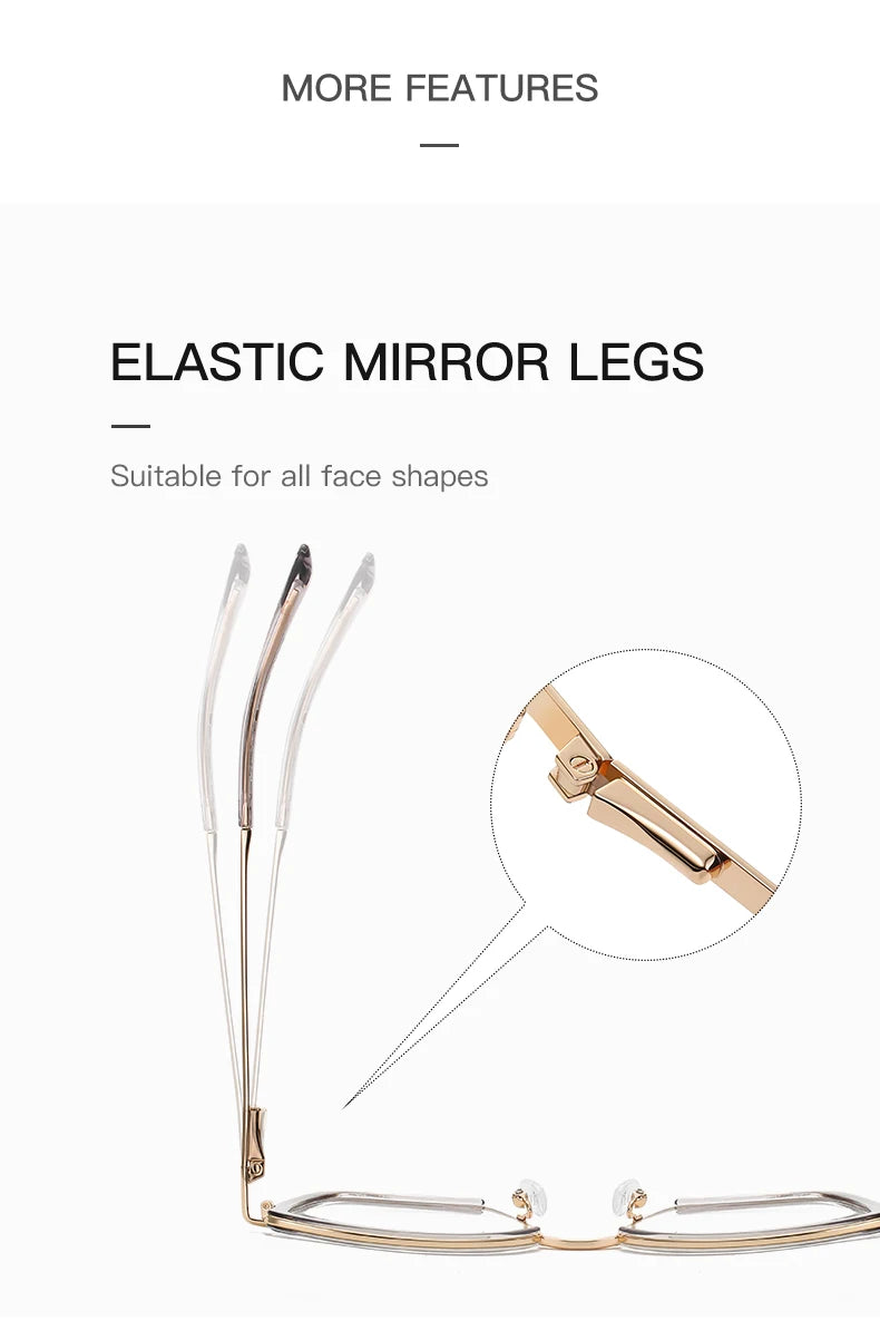 Customizable Anti Blue Light Myopia Glasses for Women | Stylish & Functional