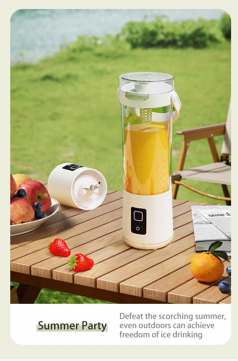 Rechargeable Mini Juicer Cup | Portable Blender for Home & Travel
