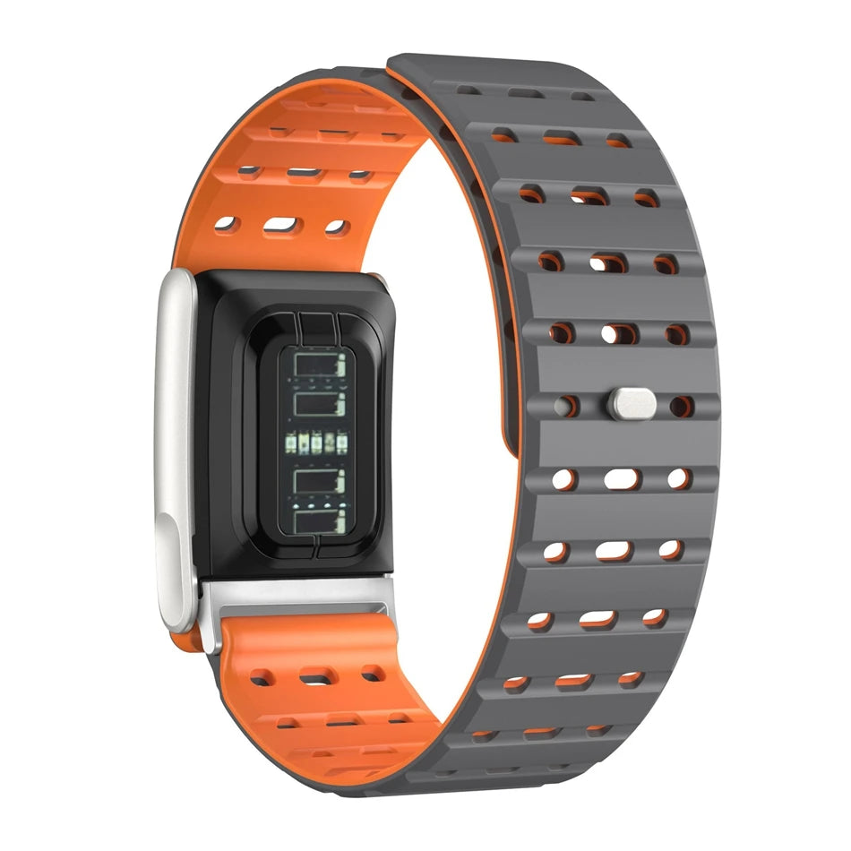Breathable Magnetic Silicone Sport Watch Strap | Water-Resistant Band