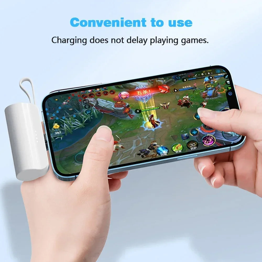 20000mAh Mini Portable Power Bank - High-Capacity External Battery