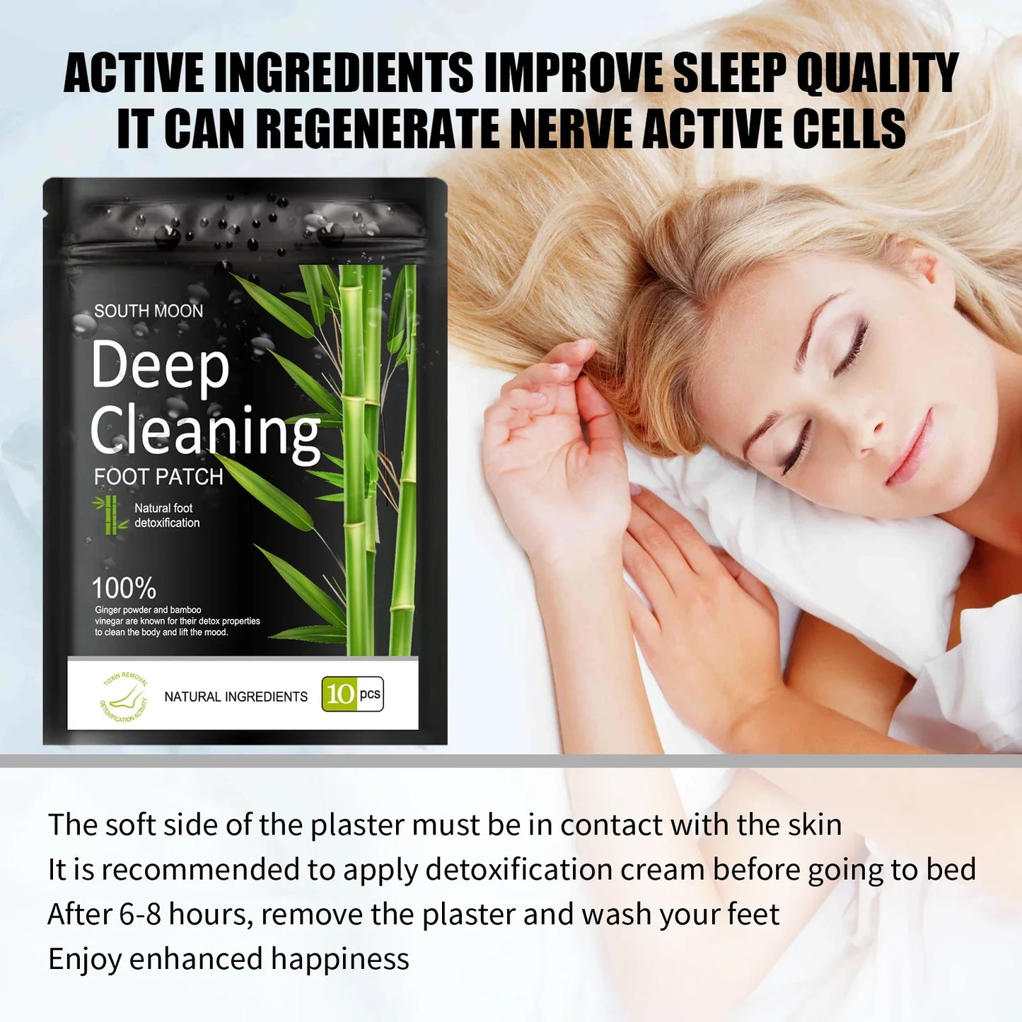 Natural Herbal Foot Pads | Stress Relief & Sleep Aid Solution