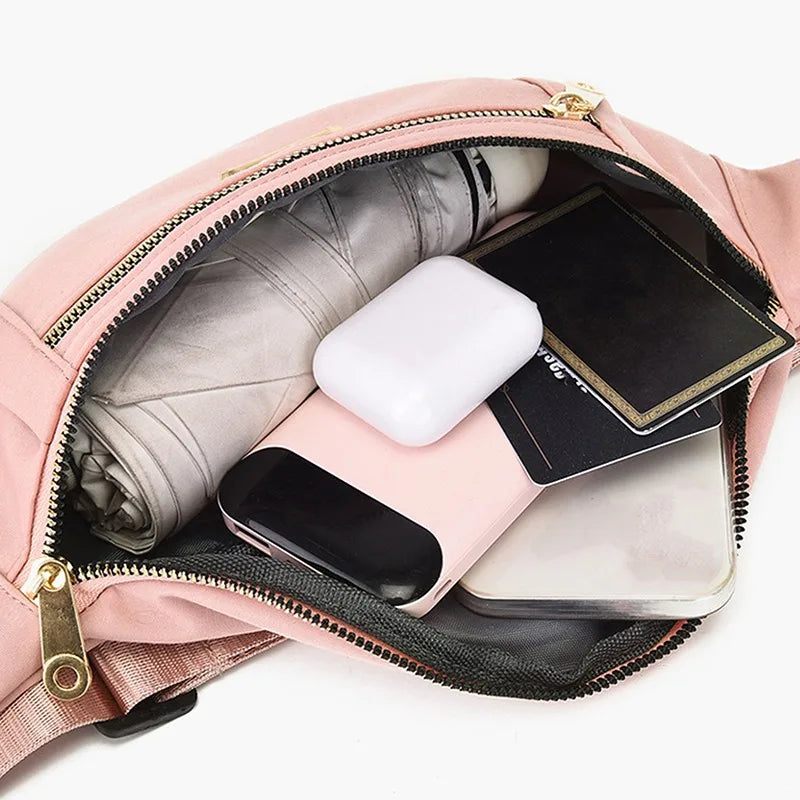 Casual Waist Bag for Men & Women | Large Phone Belt Pouch