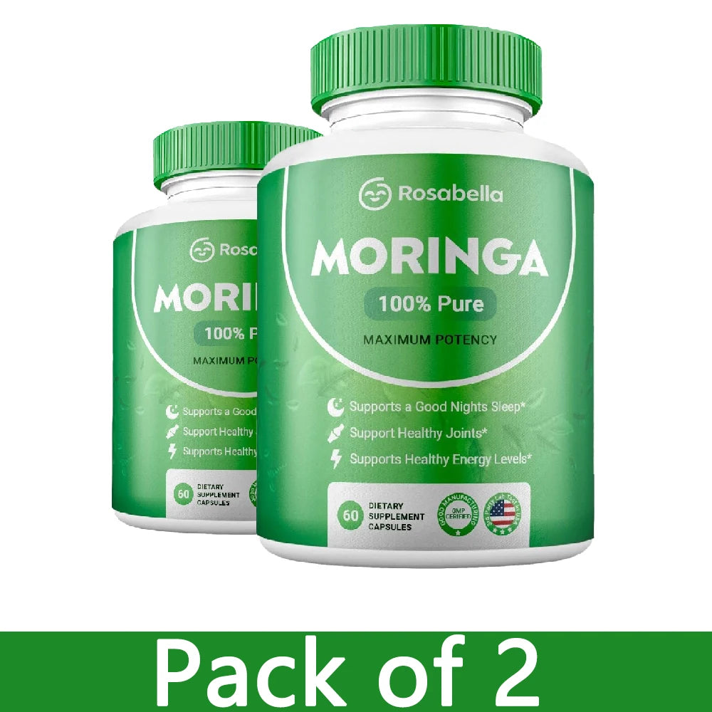 Moringa Capsules - Natural Energy & Immune Support Supplement