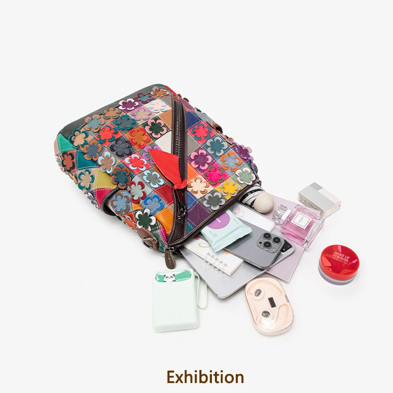 Stylish Leather Travel Backpack for Women | Versatile & Chic