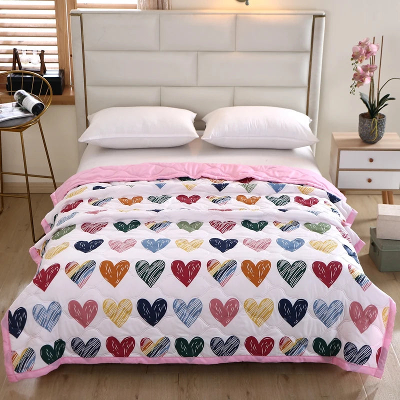 Cool Summer Quilt | Soft, Breathable Air Conditioner Blanket