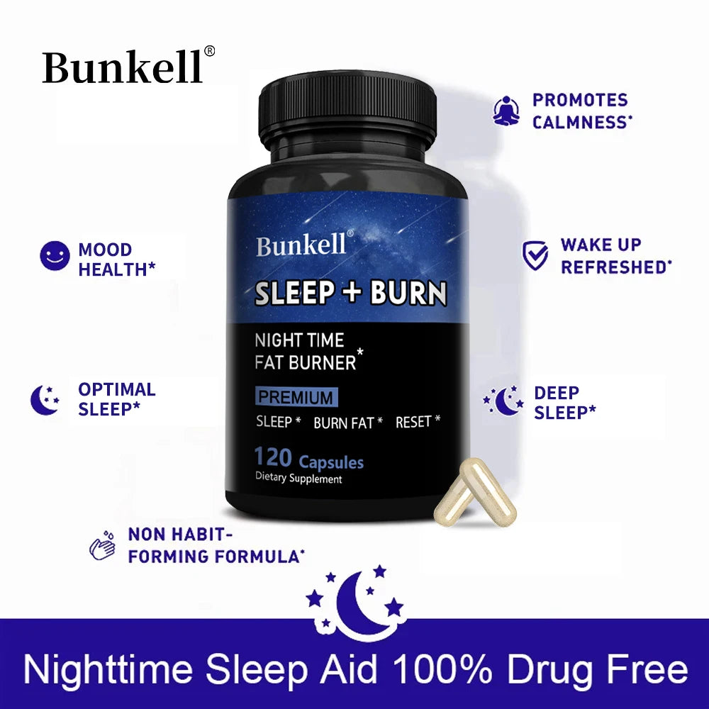 Night Fat Burner & Sleep Supplement | Boost Metabolism & Sleep Well