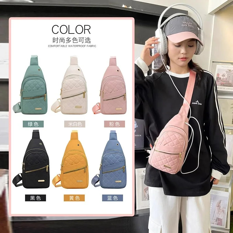 Women's Multi-Layer Embroidered Backpack | Casual Outdoor Style