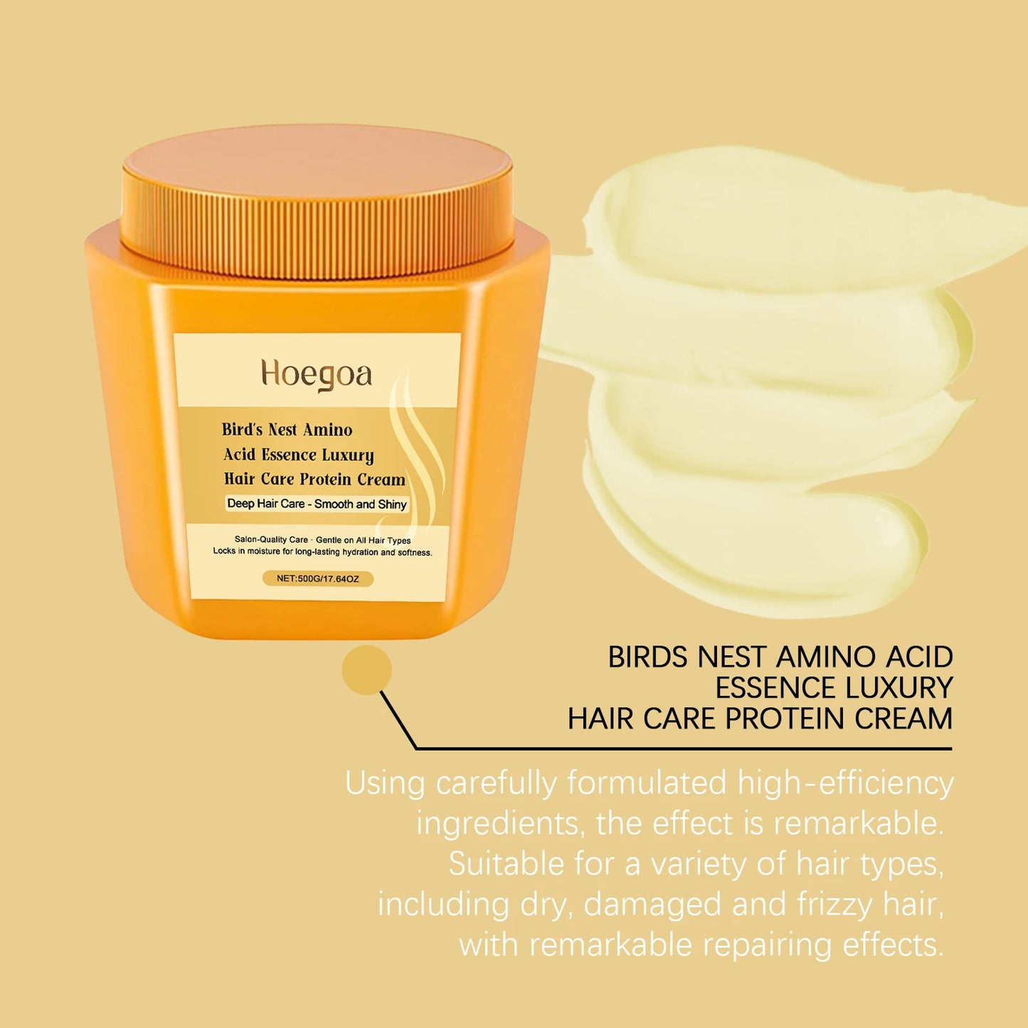 Nourishing Keratin Hair Mask | Smooth, Shine & Repair