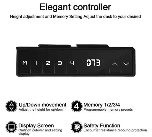 Smart Electric Height Adjustable Table | Modern Versatile Desk