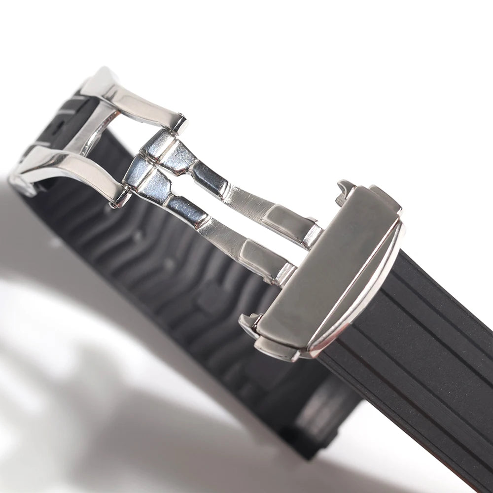 20mm Versatile Rubber Watch Strap | Custom Fit & Multi-Colors
