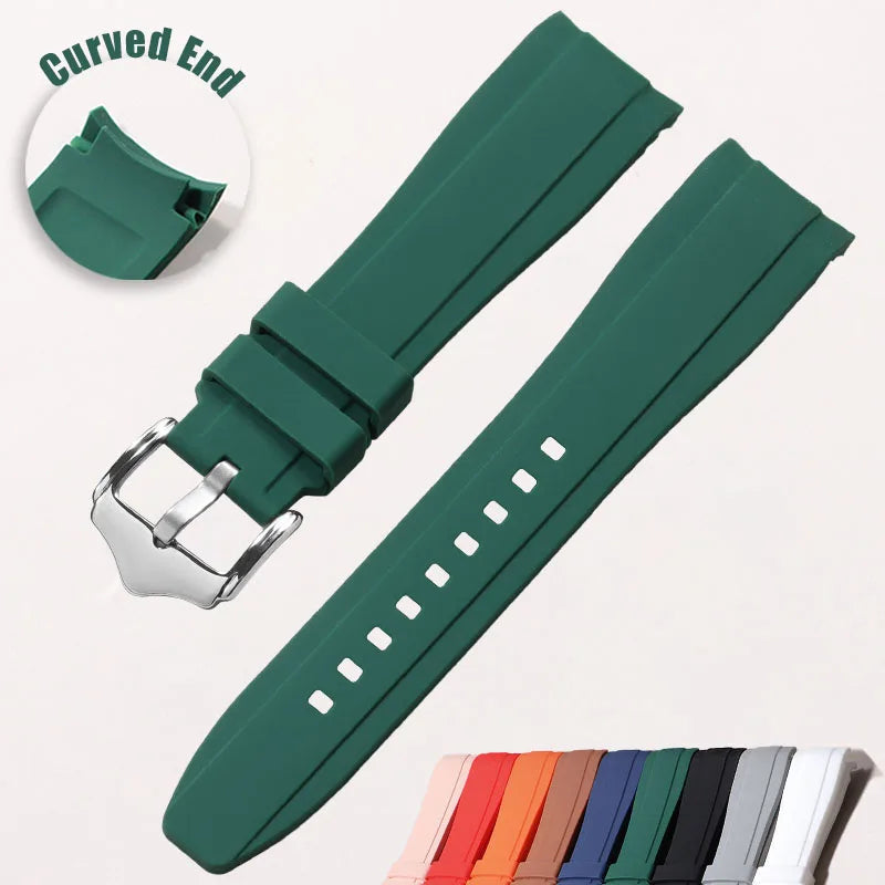 High Quality Silicone Watch Band | 20mm & 22mm Waterproof Straps
