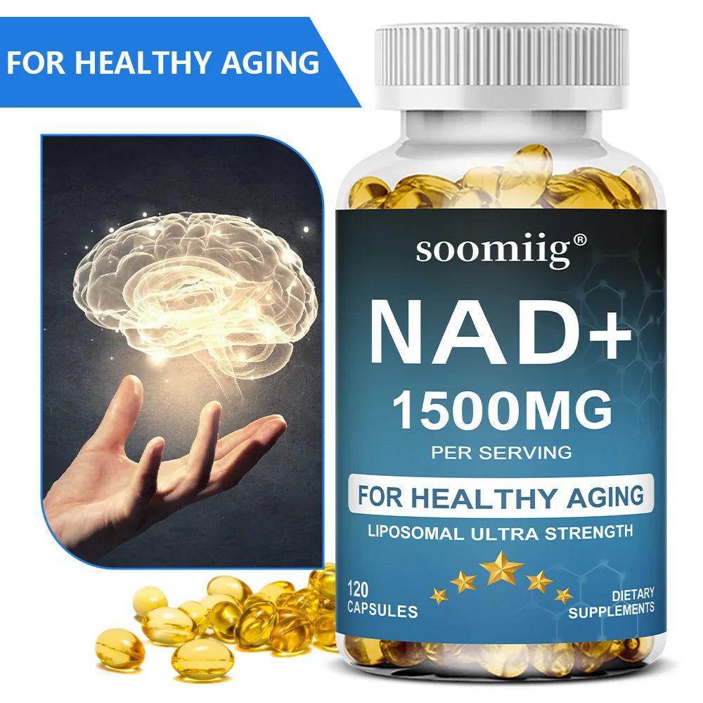 NAD 1500 Mg + Trans-resveratrol | Anti-Aging & Energy Boost