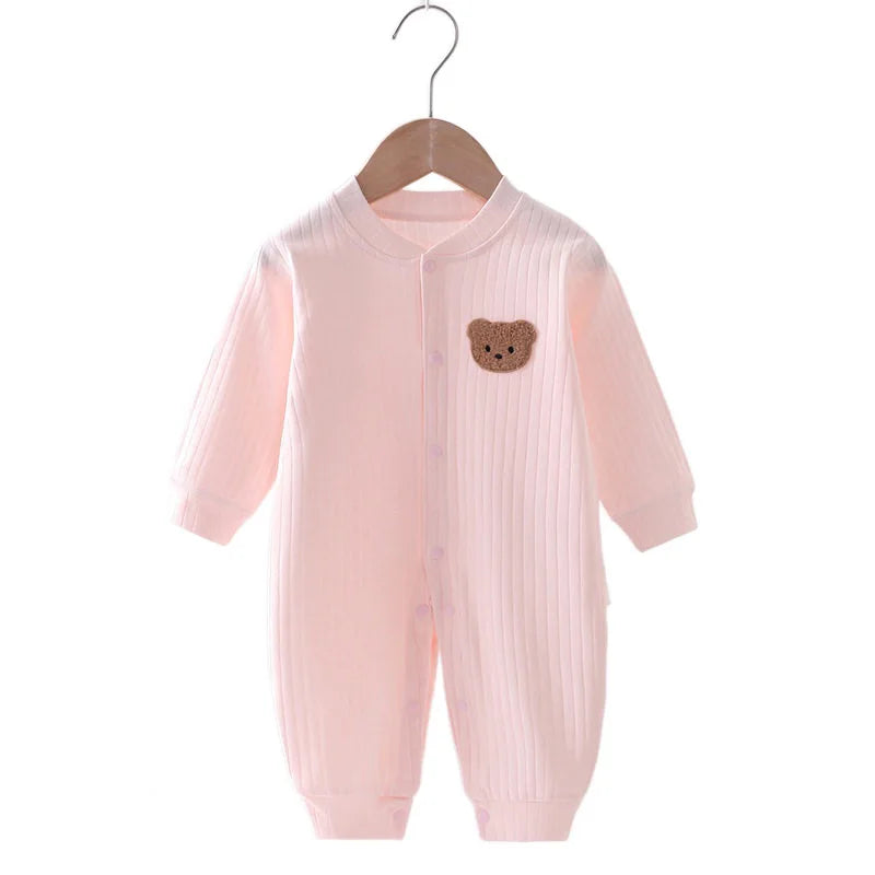 Cozy Cotton Newborn Jumpsuit | Adorable Baby Romper for All Seasons