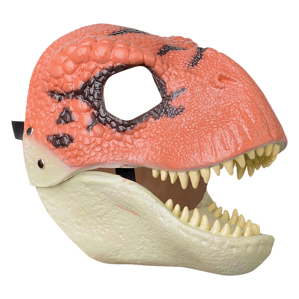 Moving Jaw Dinosaur Mask | Realistic Raptor Cosplay for All Ages