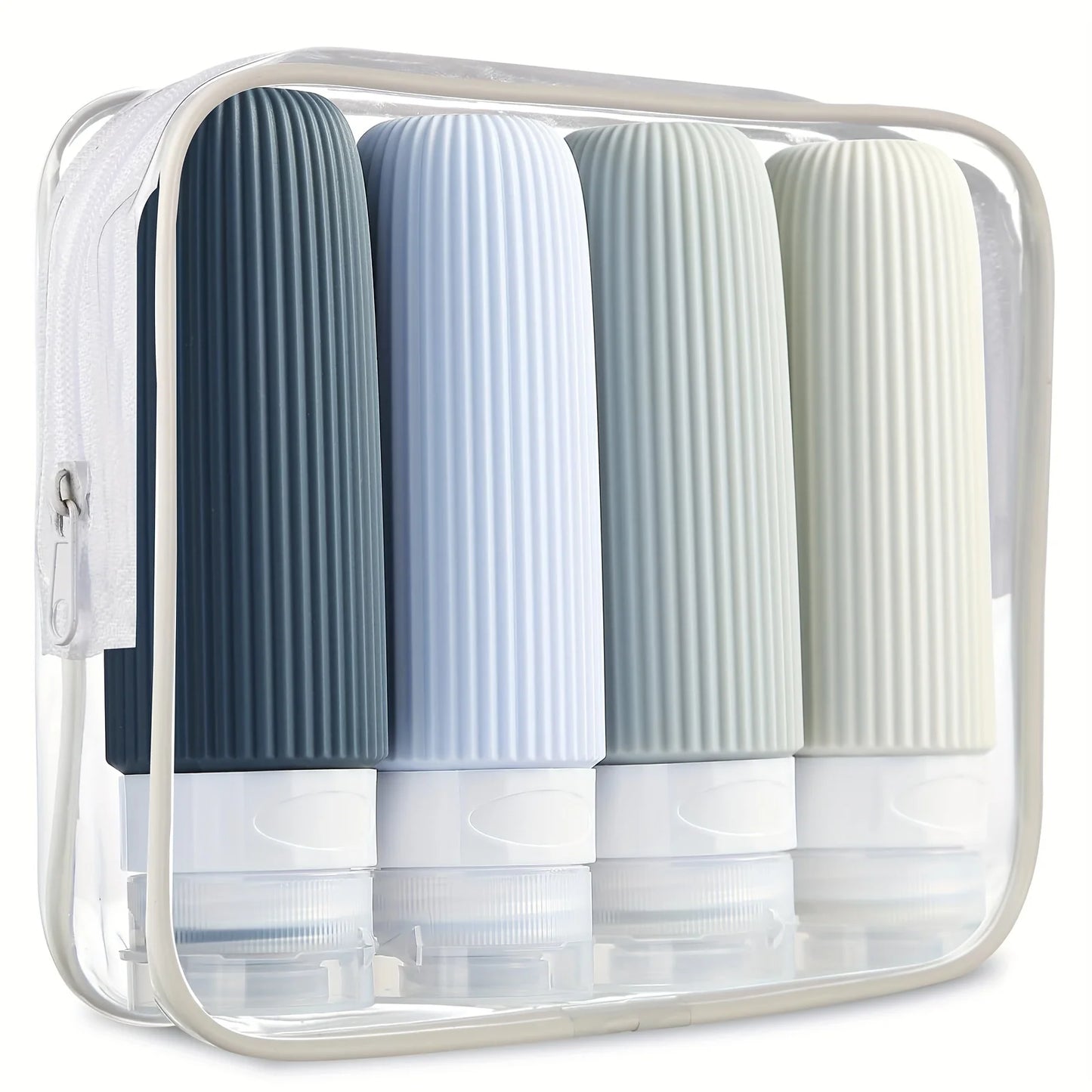Portable TSA Approved Travel Bottles | Leak-Proof Silicone Containers