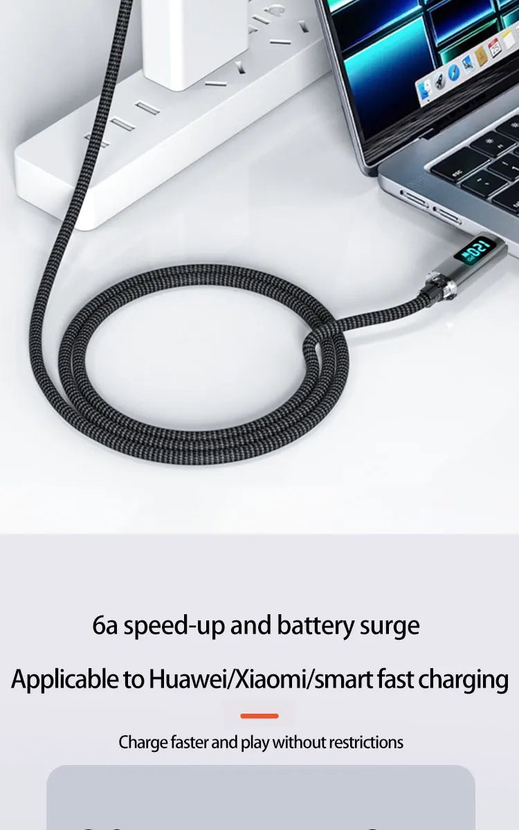 120W USB Type C Fast Charging Cable | 6A for All Devices