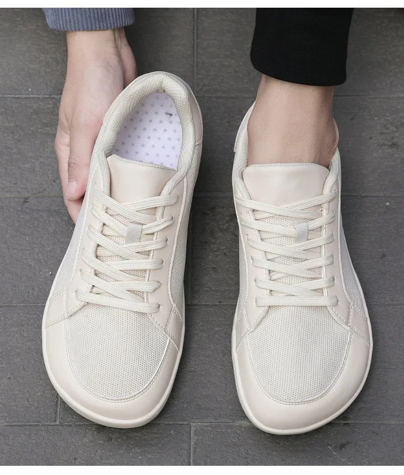 Men's Barefoot Wide Toe Box Walking Shoes Extra Width Minimalist Shoes Breathable Zero Drop Comfortable Shoes Fashion Sneakers