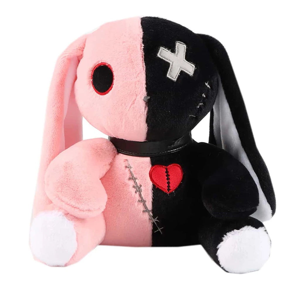 Spooky Gothic Bunny Plush Toy | Creepy Rabbit Horror Doll