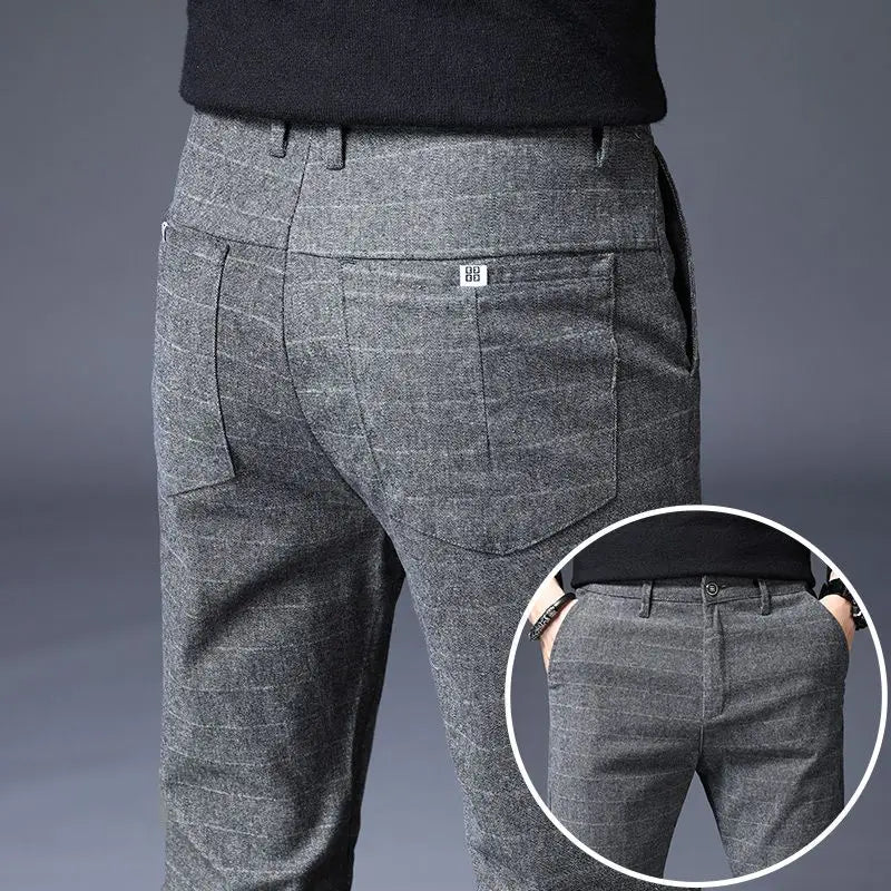 Versatile Baggy Suit Pants for Men | Casual Sports Trousers