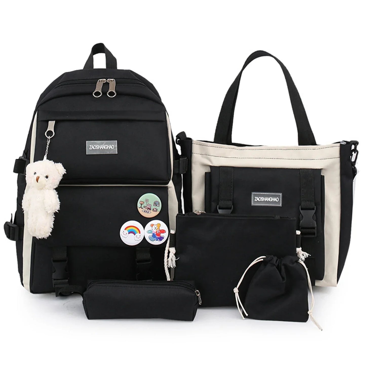 High Capacity Waterproof Backpack for Girls | Trendy School Bags