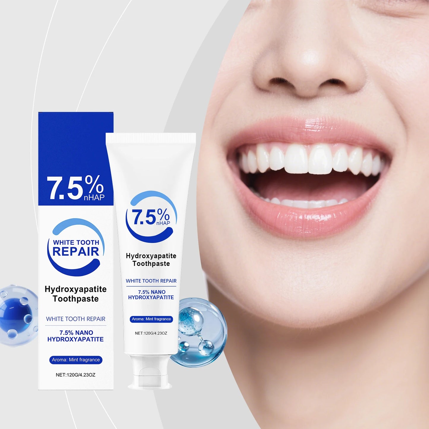 Mint Toothpaste - Fresh Mint Flavor for Daily Teeth Care
