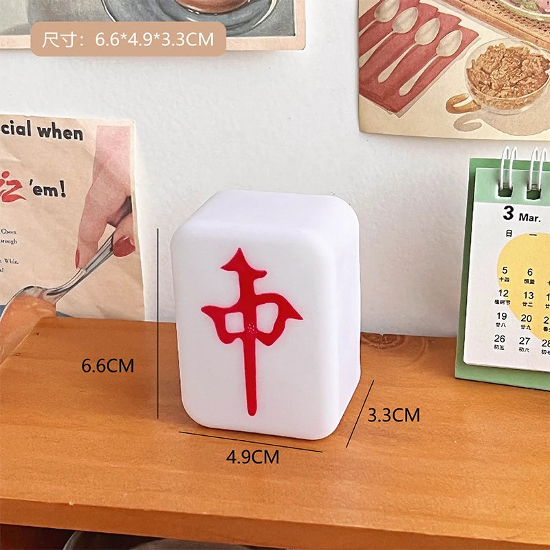 Luz nocturna de mahjong LED creativa | Luz suave de protección ocular