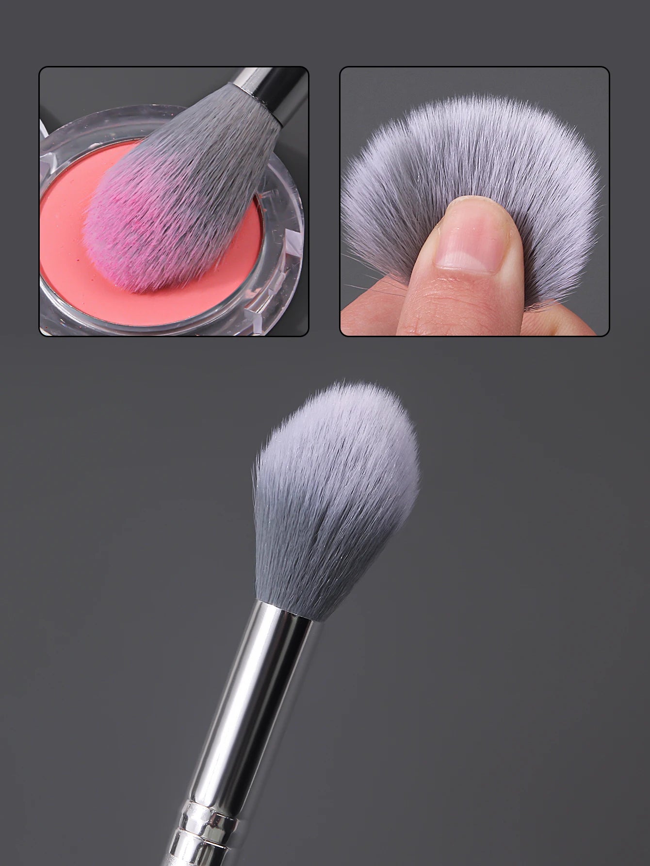 Portable High-Gloss Makeup Brush | Perfect for Flawless Application
