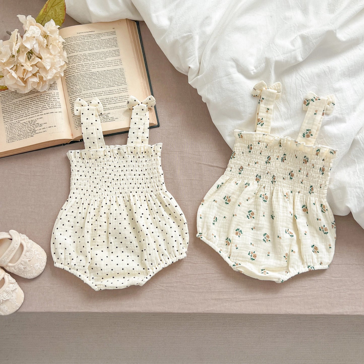 Kids Cotton Sleeveless Rompers | Cute Summer One-Pieces