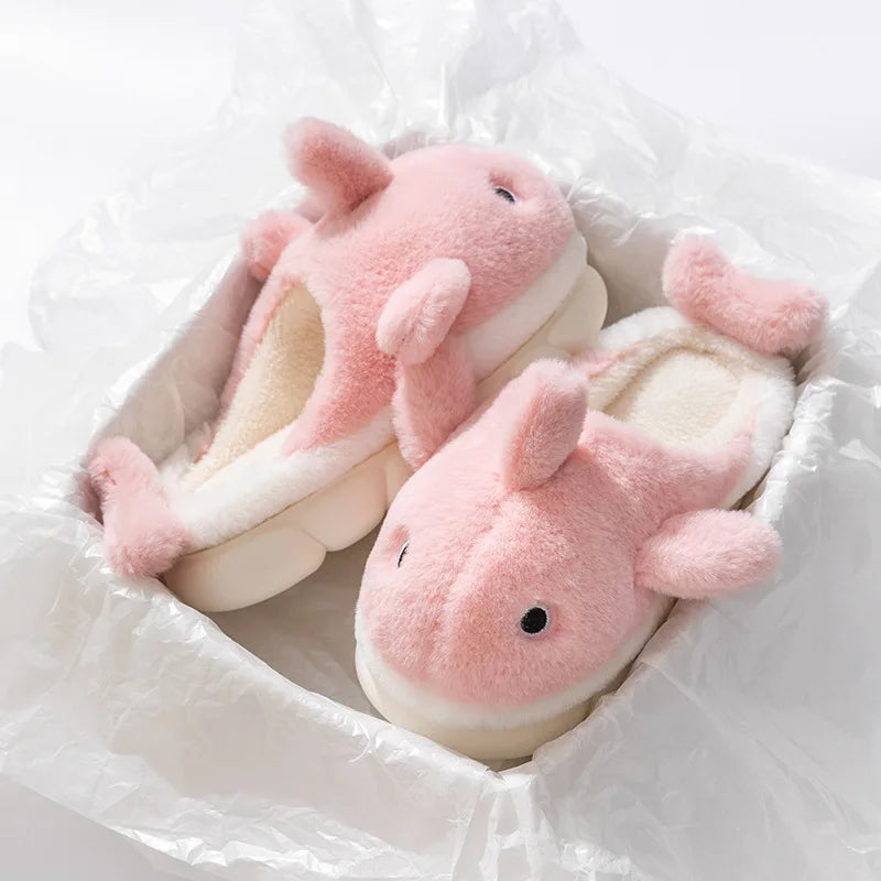 Winter Waterproof Corduroy Cotton Slippers | Cozy Indoor Footwear