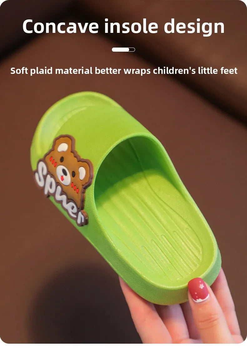 Cute Cartoon Kids EVA Slippers | Fun Summer Toddler Sandals