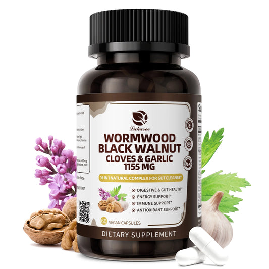 16-in-1 Black Walnut Wormwood Capsules for Digestive Health