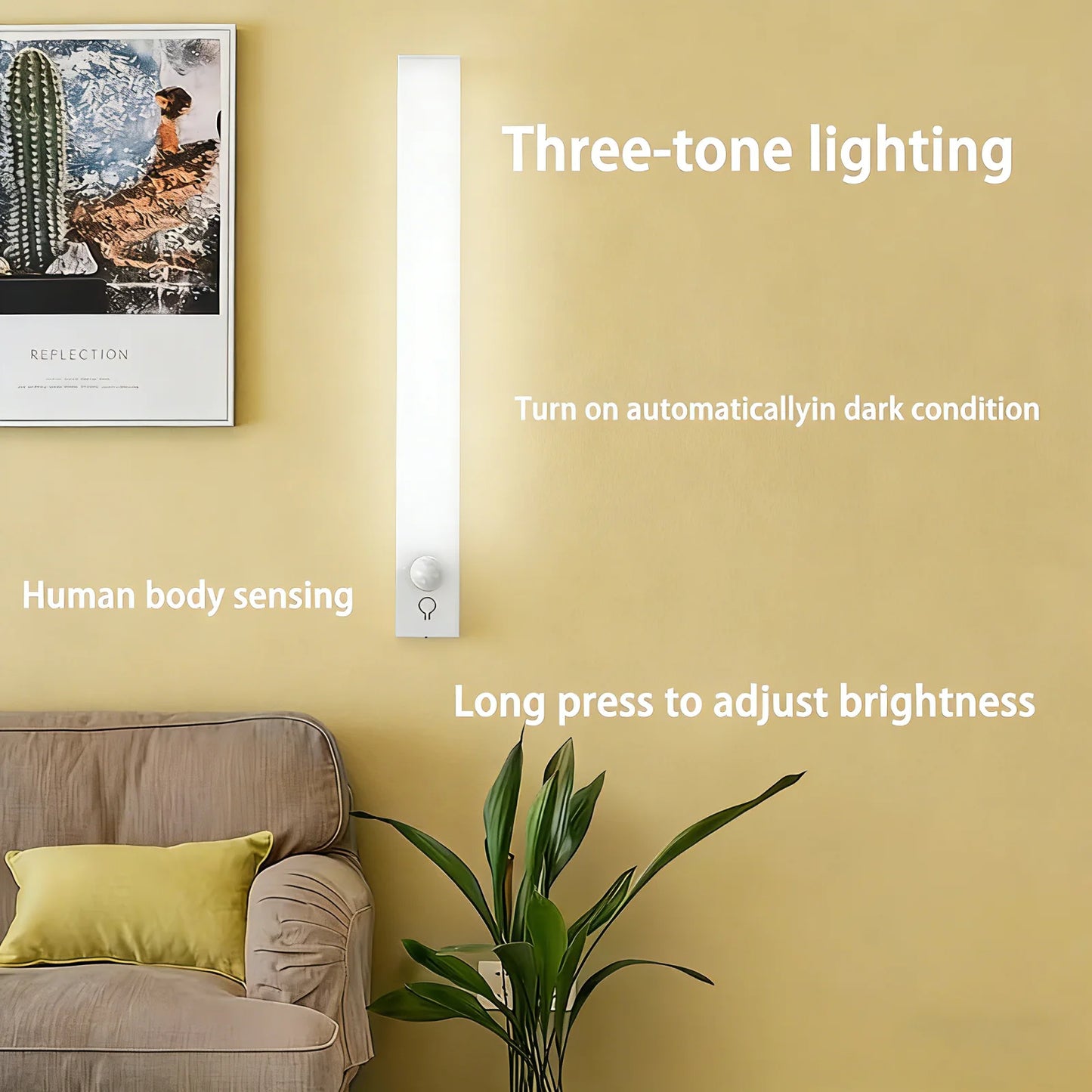 Motion Sensor LED Magnetic Under Cabinet Light | Versatile Lighting Solution