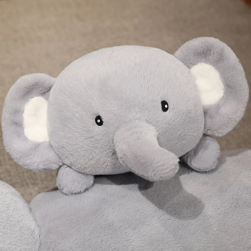 Giant Round Elephant Plush Doll | Cozy Home Decor Gift