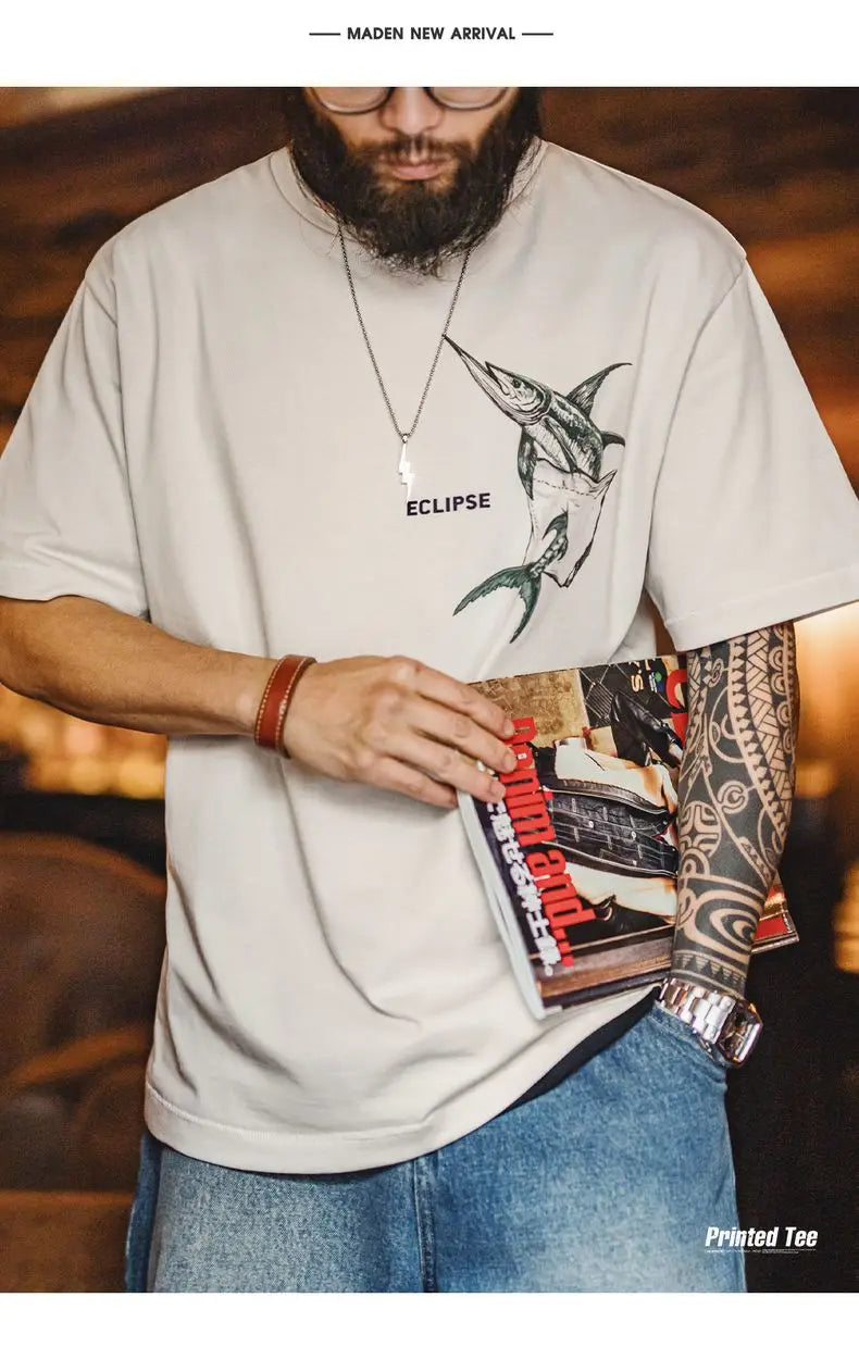 Men's Casual Printed Short Sleeve T-Shirt | Summer Comfort Tee