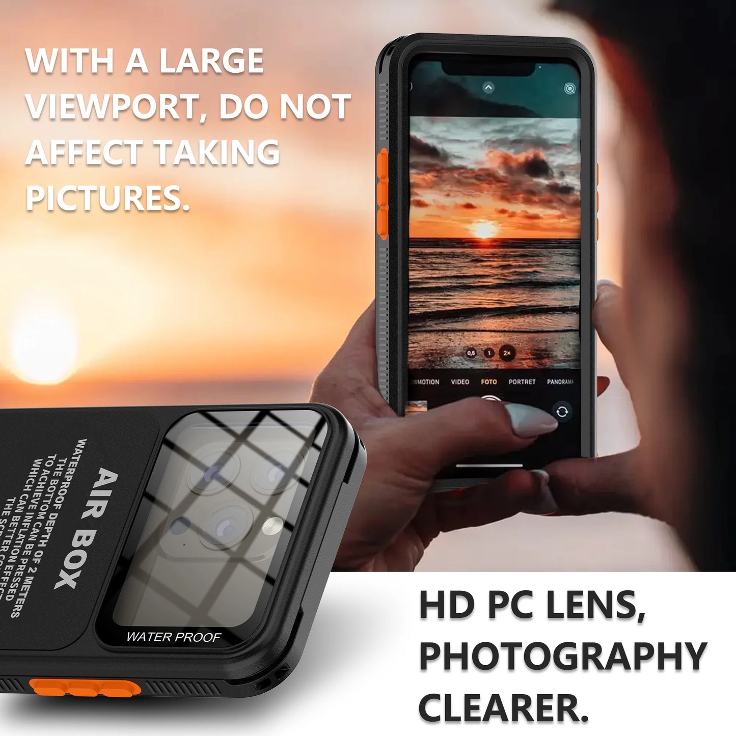 Universal Waterproof Phone Case for Underwater Photography