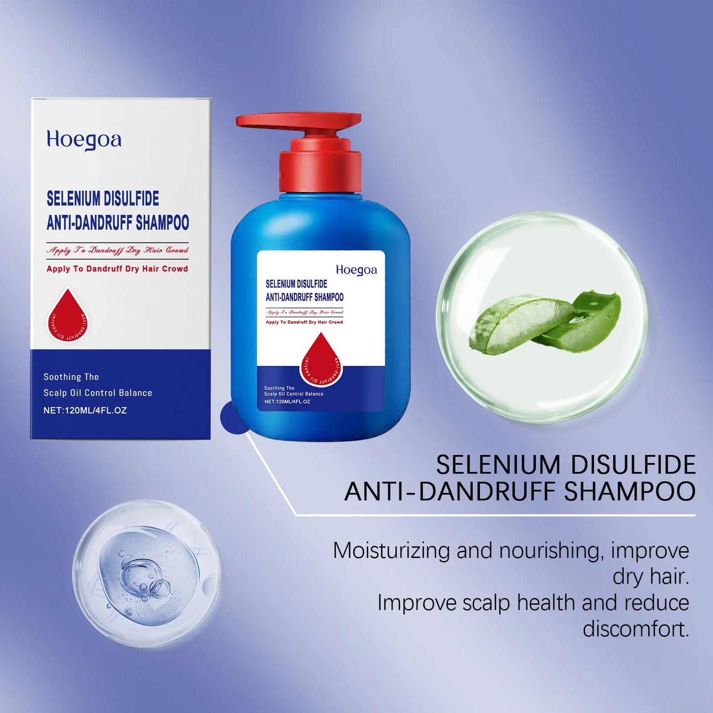 Gentle Selenium Sulfide Shampoo | Nourishing & Scalp Cleansing