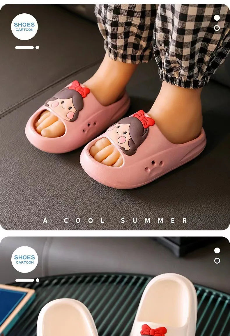 Kids Cute Cartoon EVA Slippers | Fun Summer Toddler Sandals