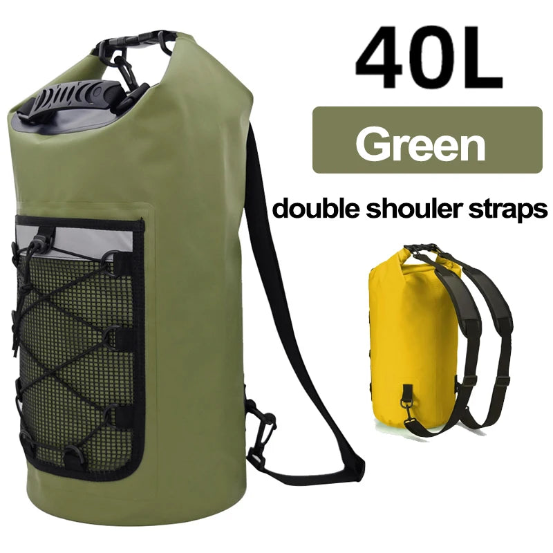 40L Waterproof Floating Dry Bag for Kayaking and Beach Activities