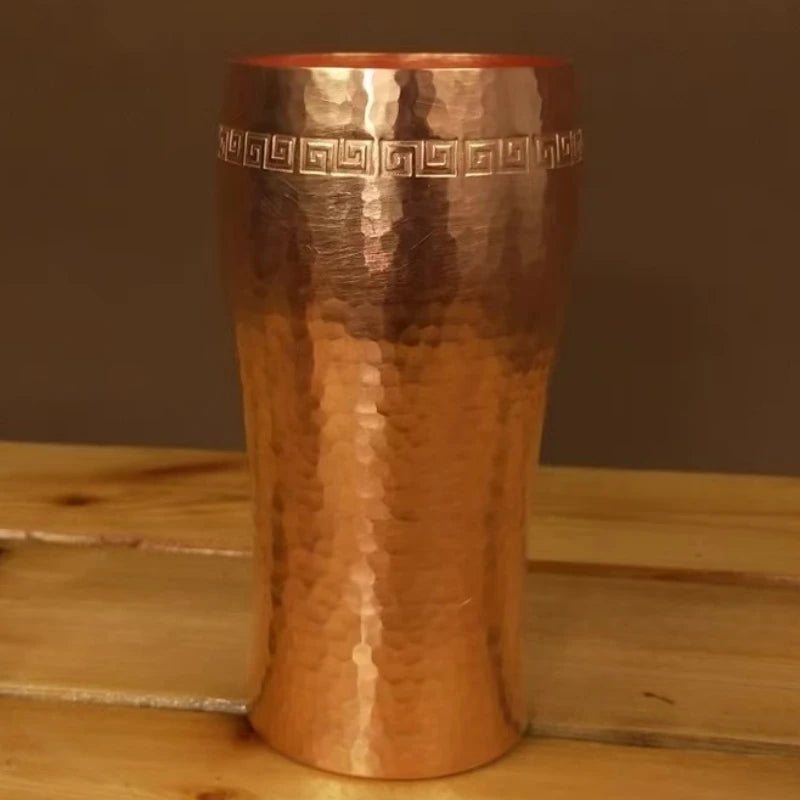 Handcrafted Pure Copper Coffee Cup | Vintage Moscow Mule Tumbler