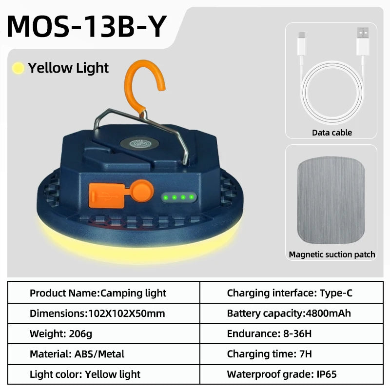 Rechargeable Camping Lantern | Portable Light for Outdoor Adventures