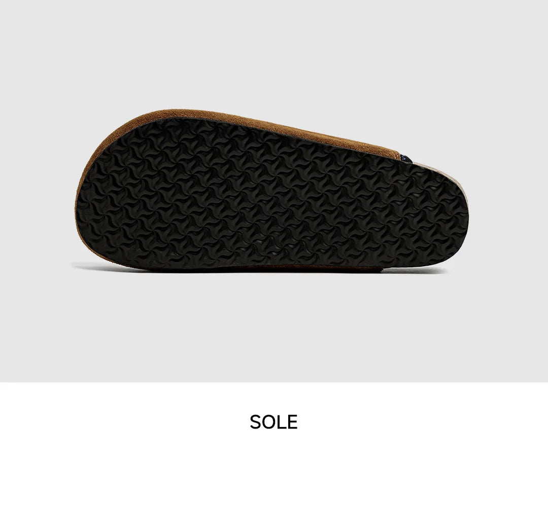 Men's Vintage Classic Brown Suede Mules | Comfortable Slip-On Shoes