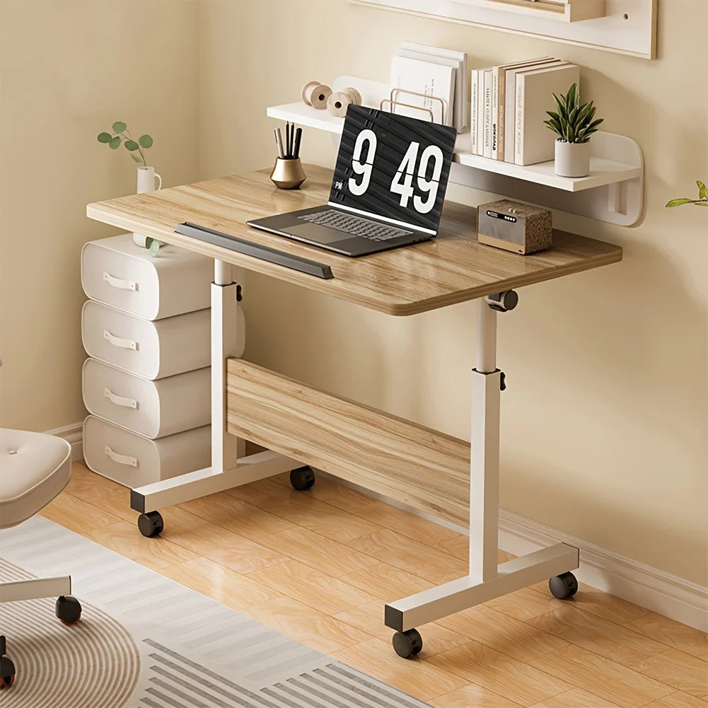 Adjustable Height Standing Desk with Lockable Wheels | Home Office
