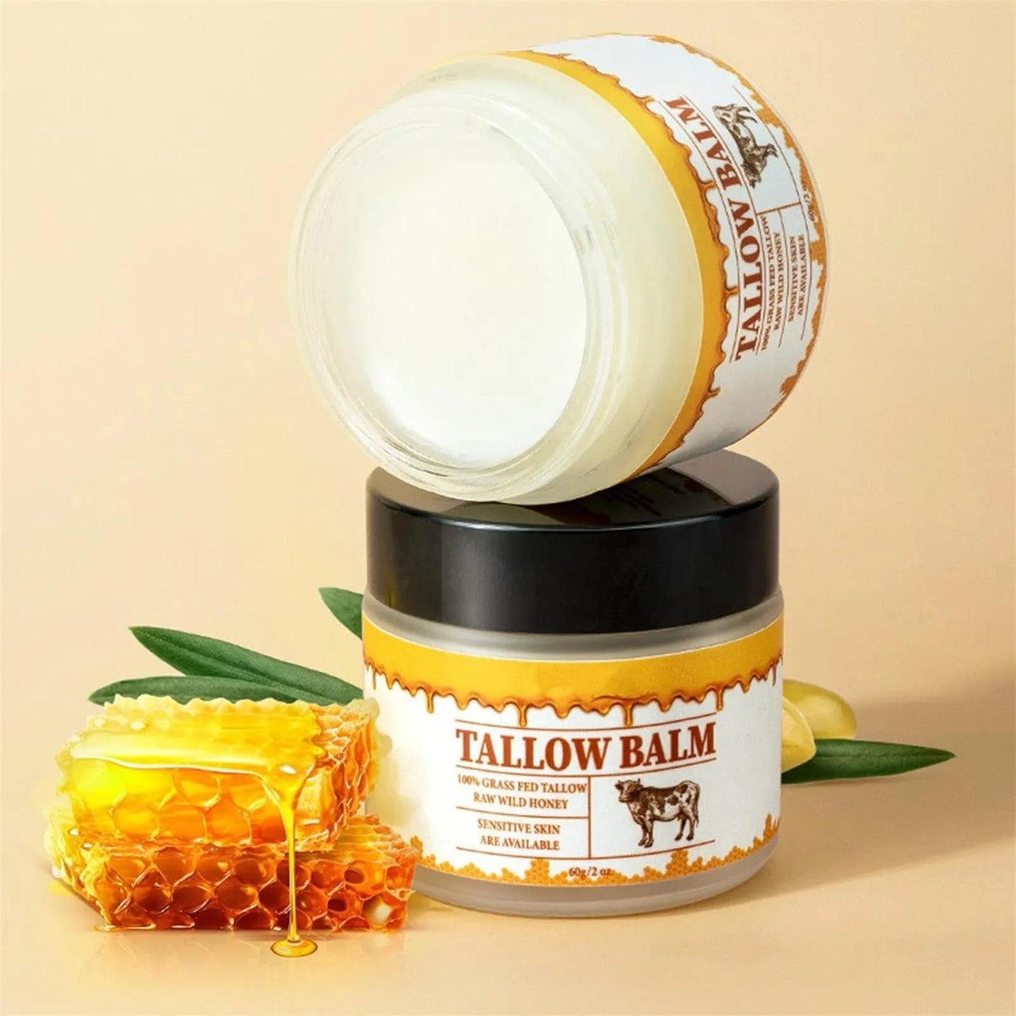 60g Beef Tallow Balm | Nourishing Skin Care Paste for All Skin Types