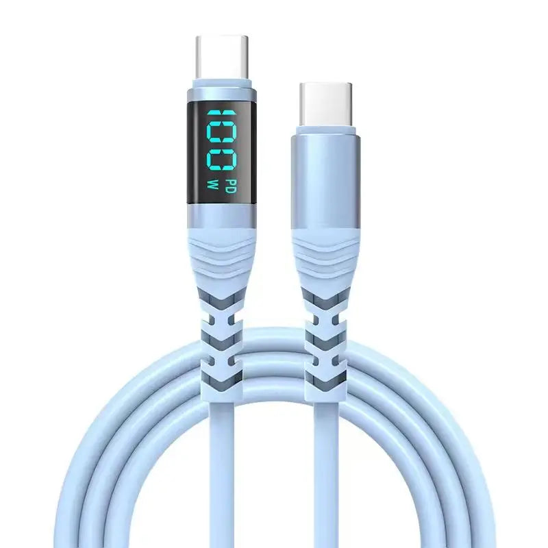 PD3.1 USB C Cable,240W LED Display Type C Fast Charging Cable with Data Transfer,for iPhone 17/16,Samsung Galaxy A17/S25,Huawei