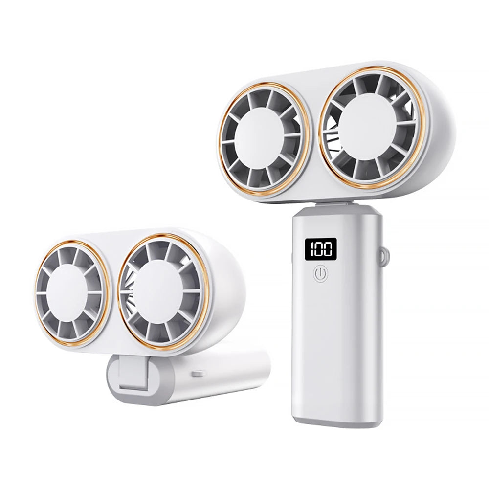 Portable Handheld Turbo Fan | 3 Speed Battery Operated Mini Fan