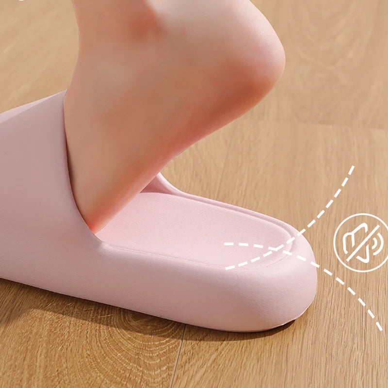 Unisex Non-Slip Pillow Slides | Soft Sole Summer Slippers
