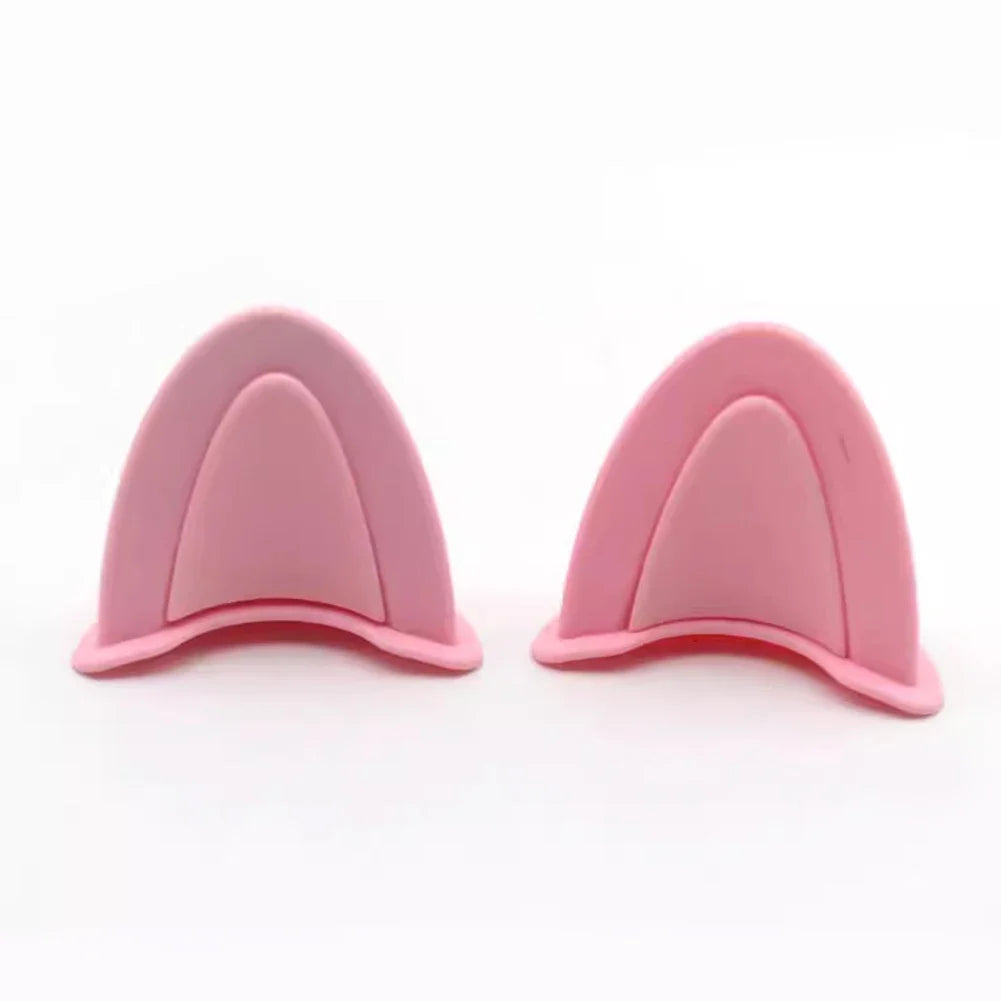 Cute Cat Ears Motorcycle Helmet Decorations | Fun Helmet Accessories