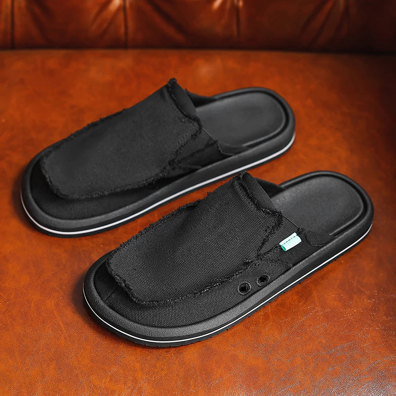 Men's Outdoor Summer Slippers | Breathable Slip-On Sandals