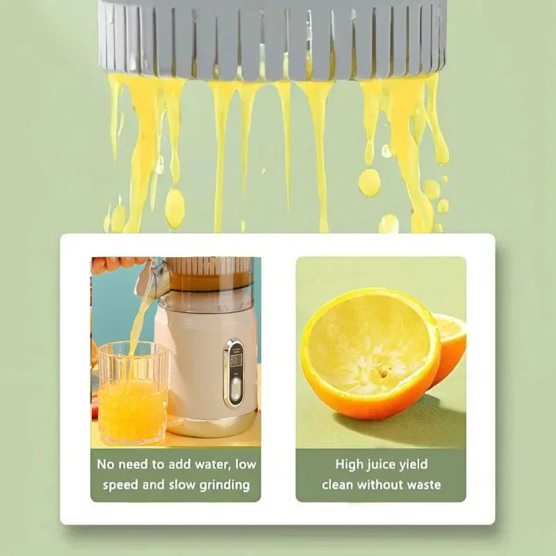 Portable Electric Orange Juicer | Citrus Juice Extractor & Blender